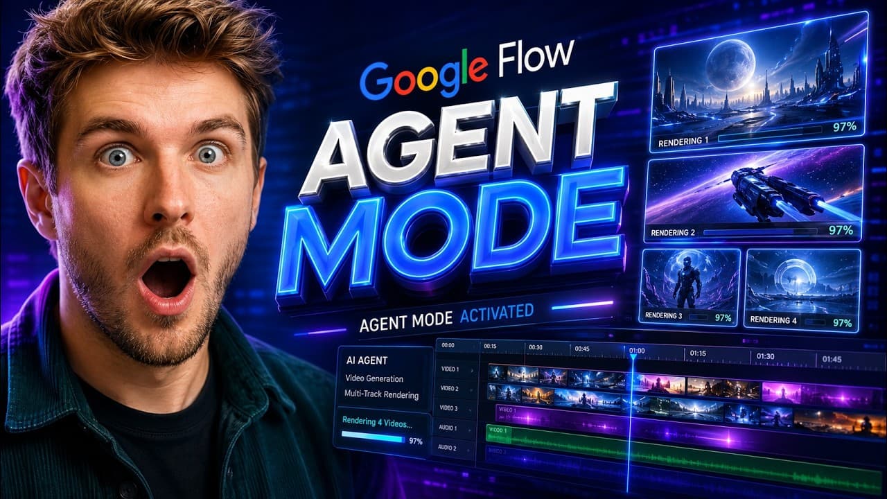 Google Flow's Agent Mode Just Changed AI Videos Forever!