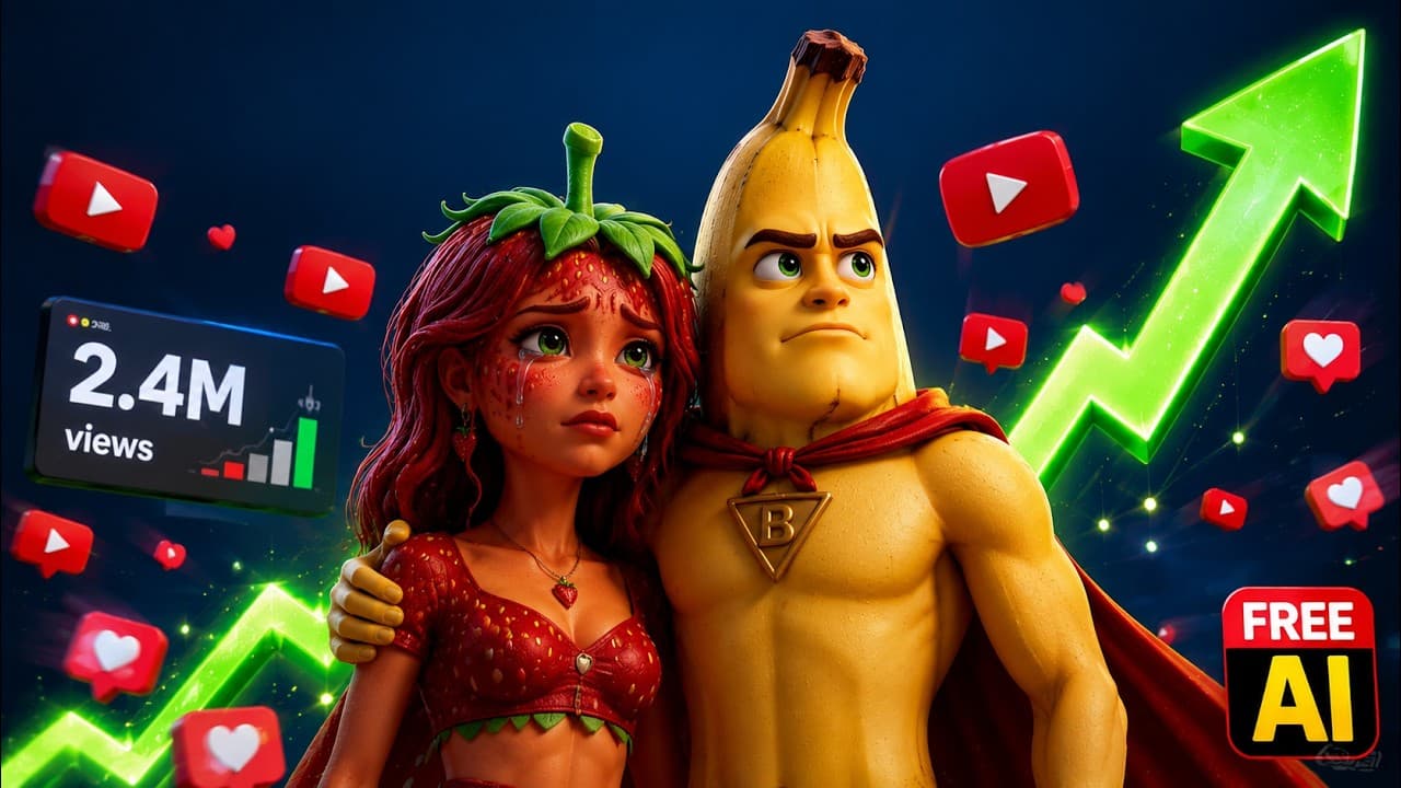 Free AI Fruit Drama Formula That Actually Goes Viral!