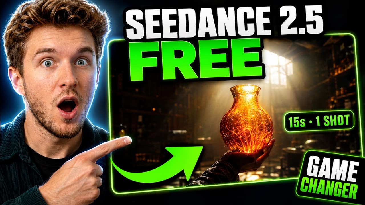 I Found Out How to Use Seedance 2.5 for Free — Game Changer